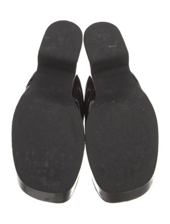 Dries Van Noten Leather Slides