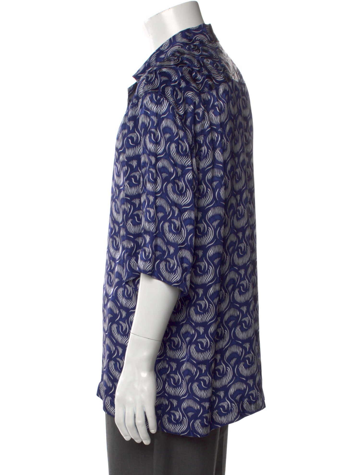 Dries Van Noten Printed Three-Quarter Sleeve Shirt w/ Tags