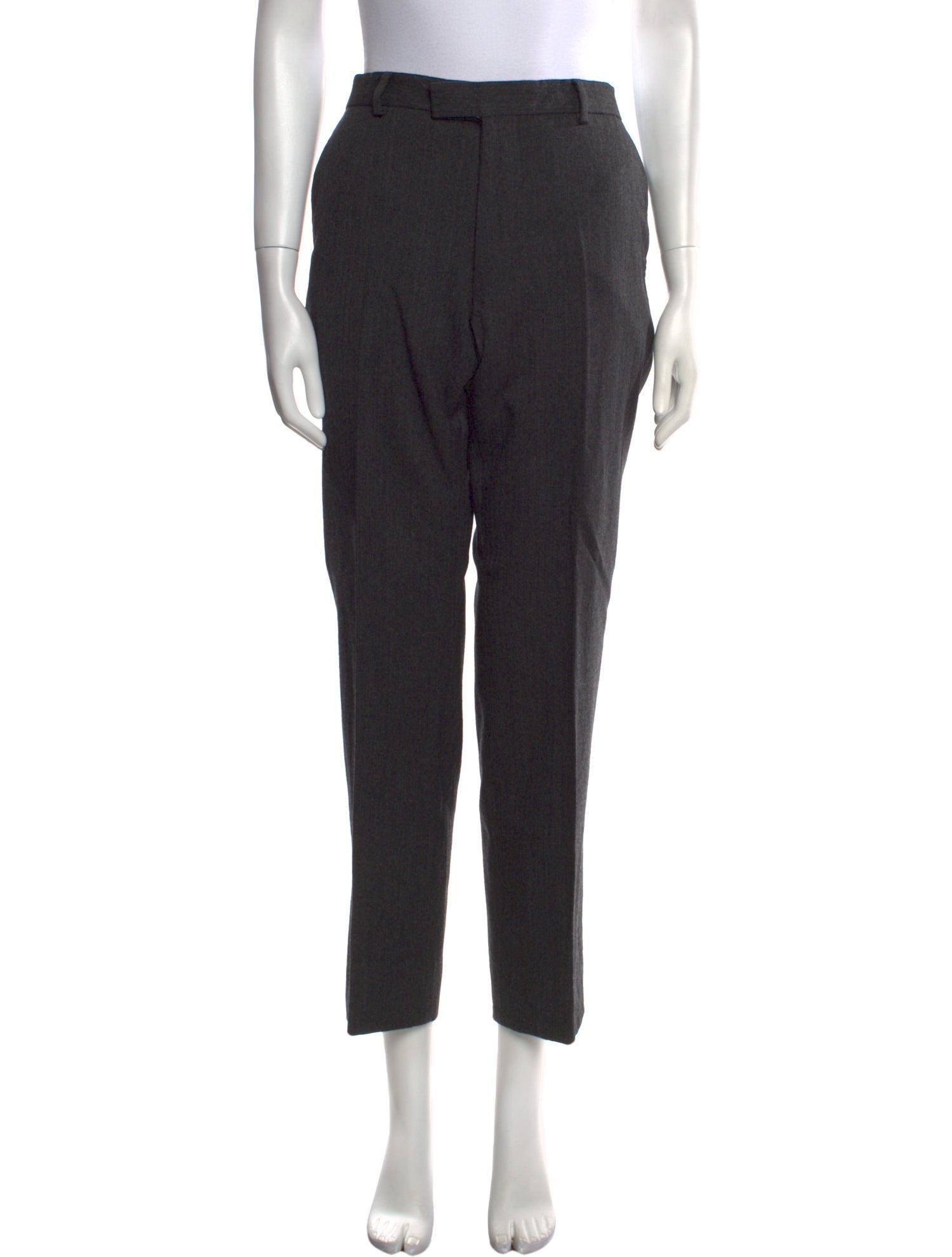 Dries Van Noten Wool Straight Leg Pants