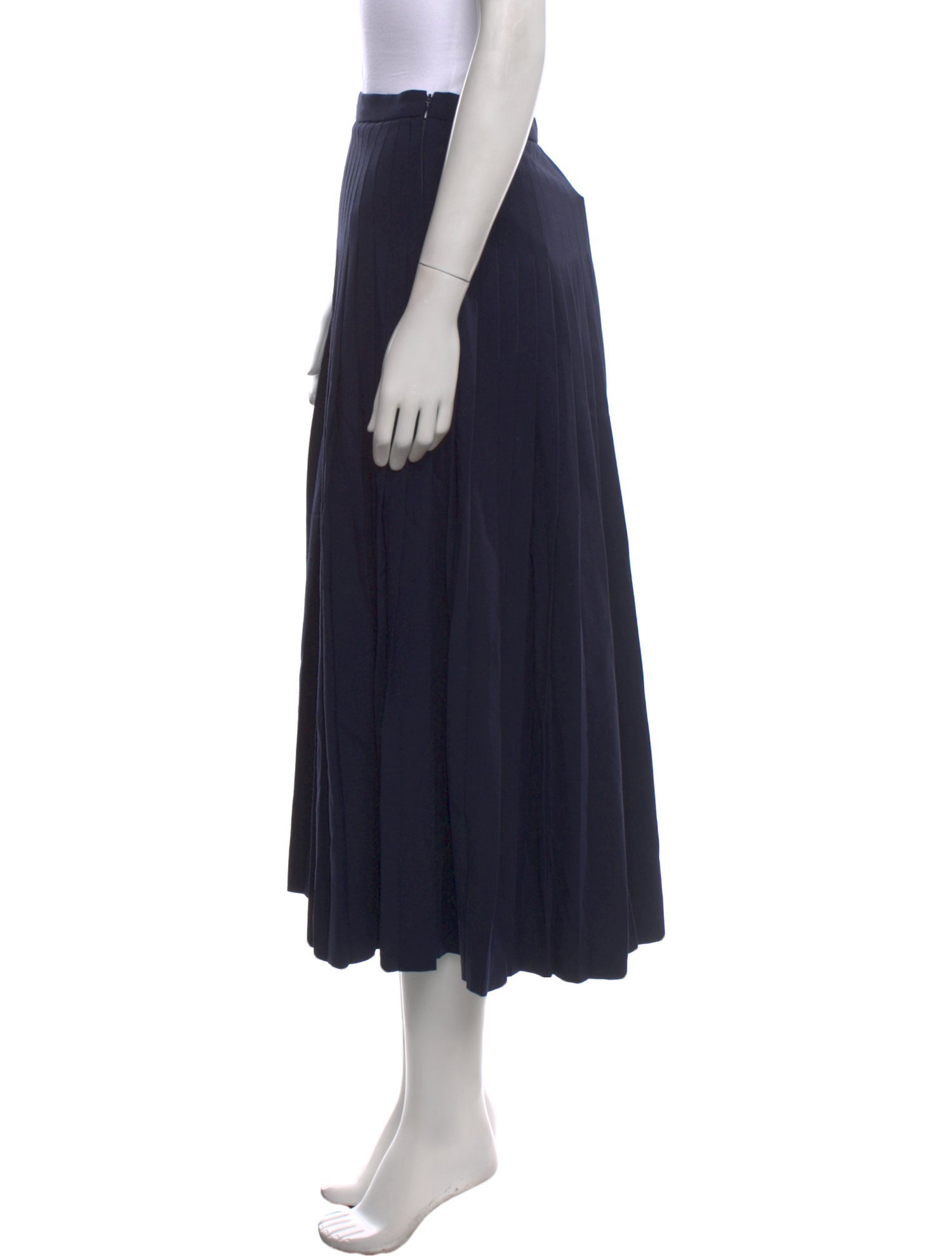 Dries Van Noten Pleated Accents Midi Length Skirt w/ Tags