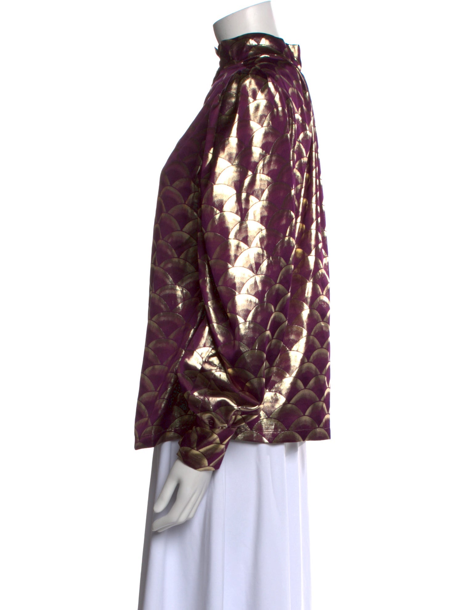 Dries Van Noten Silk Printed Blouse