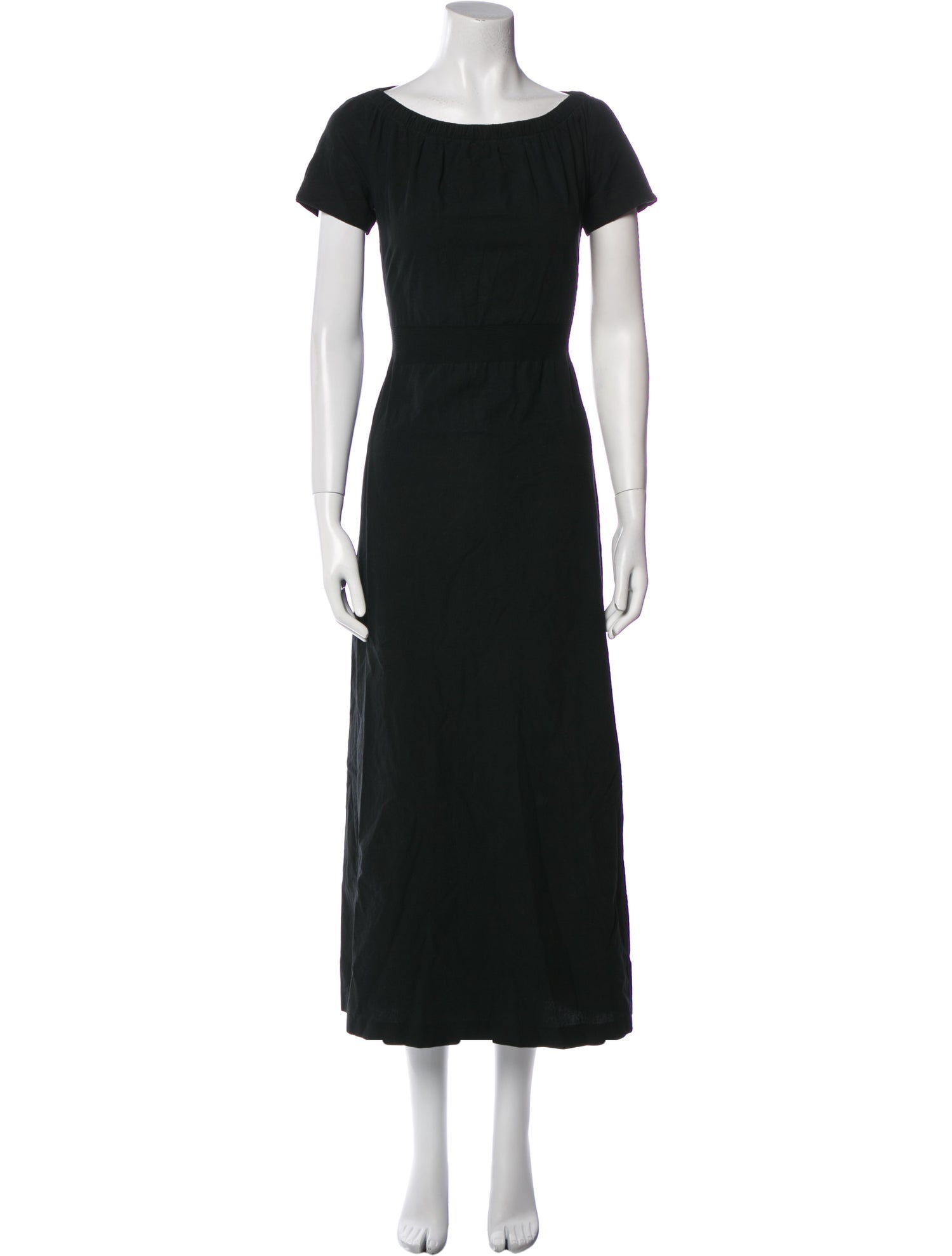 Dries Van Noten Bateau Neckline Long Dress