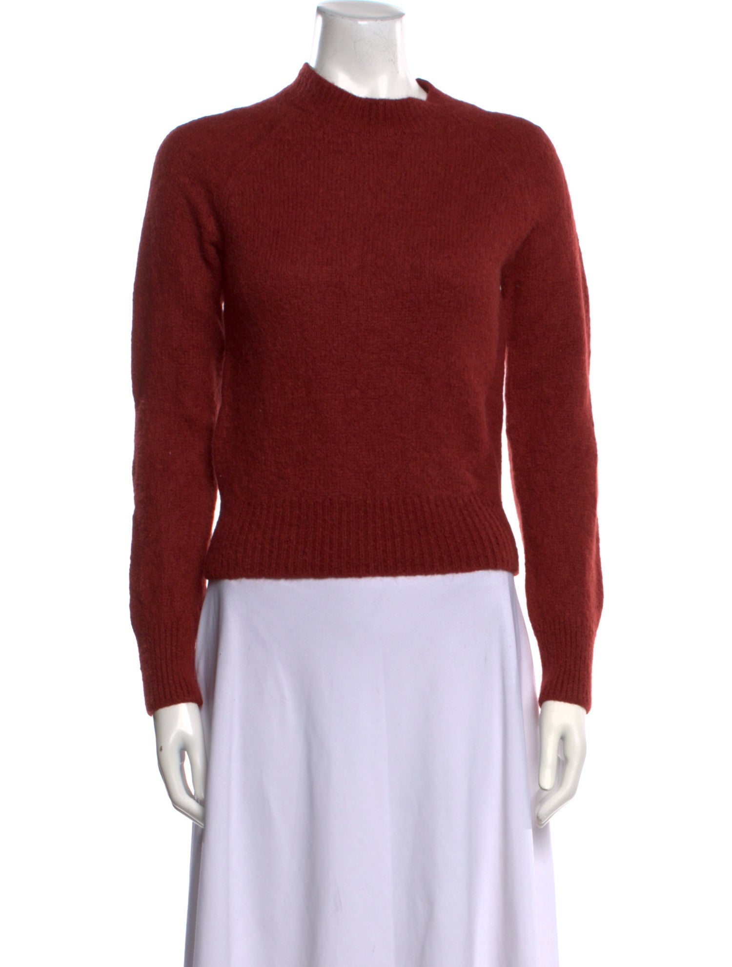 Dries Van Noten Alpaca Mock Neck Sweater