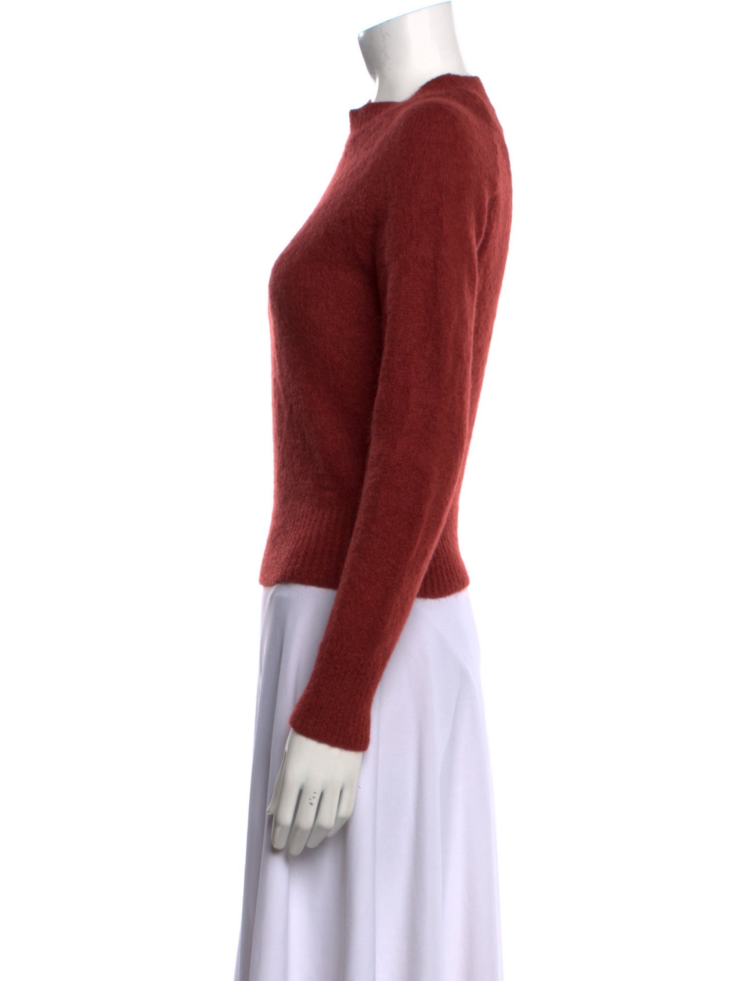 Dries Van Noten Alpaca Mock Neck Sweater