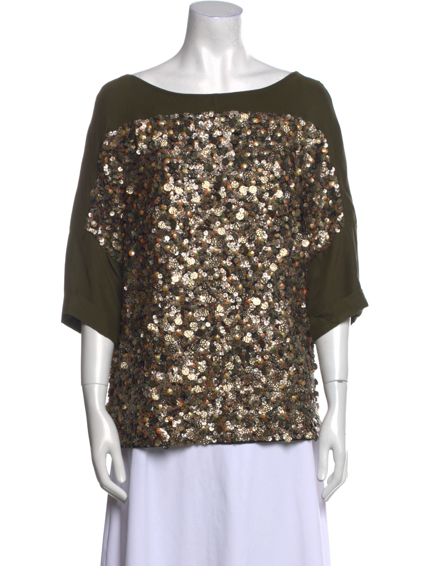 Dries Van Noten Silk Printed Blouse