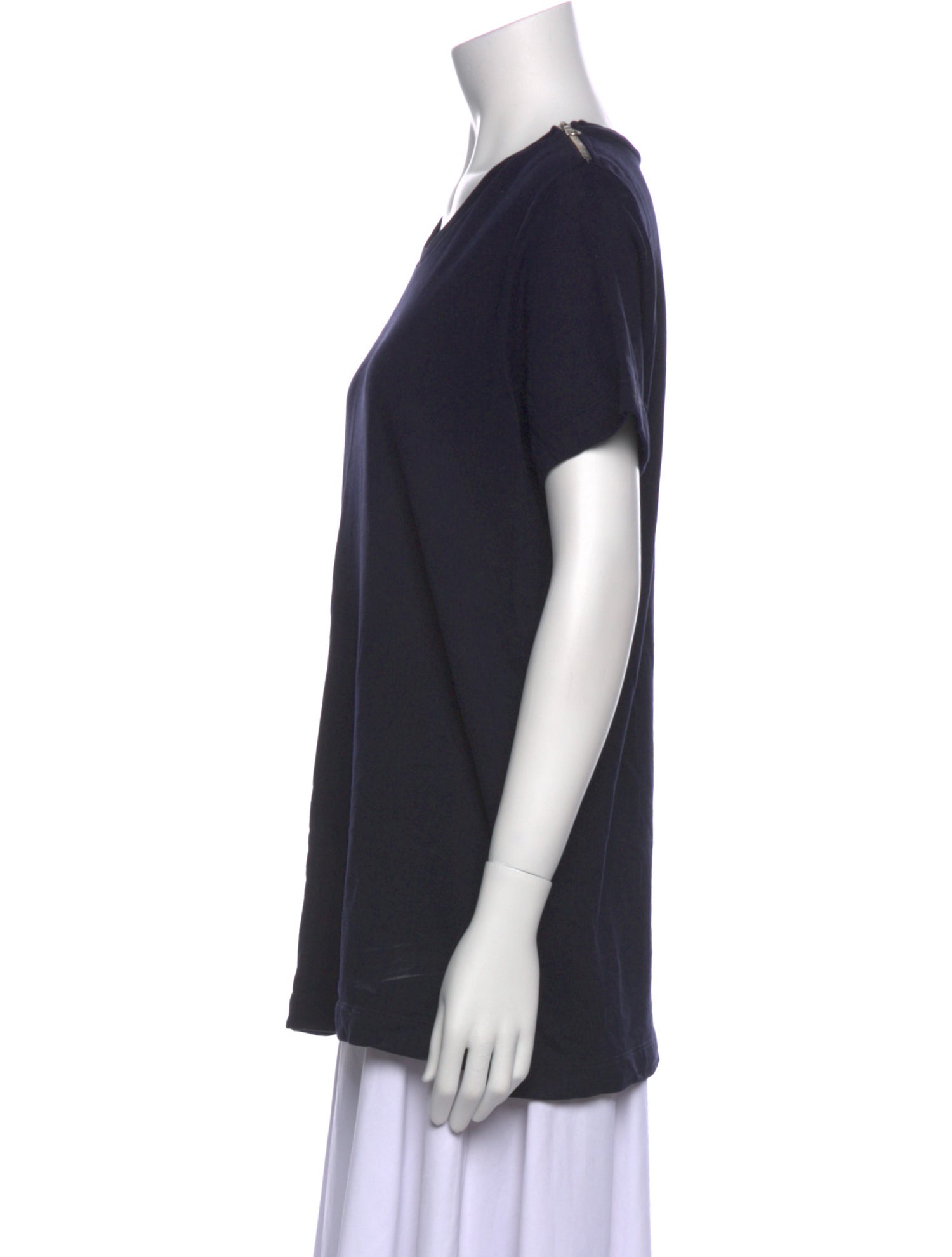 Dries Van Noten Scoop Neck Short Sleeve T-Shirt