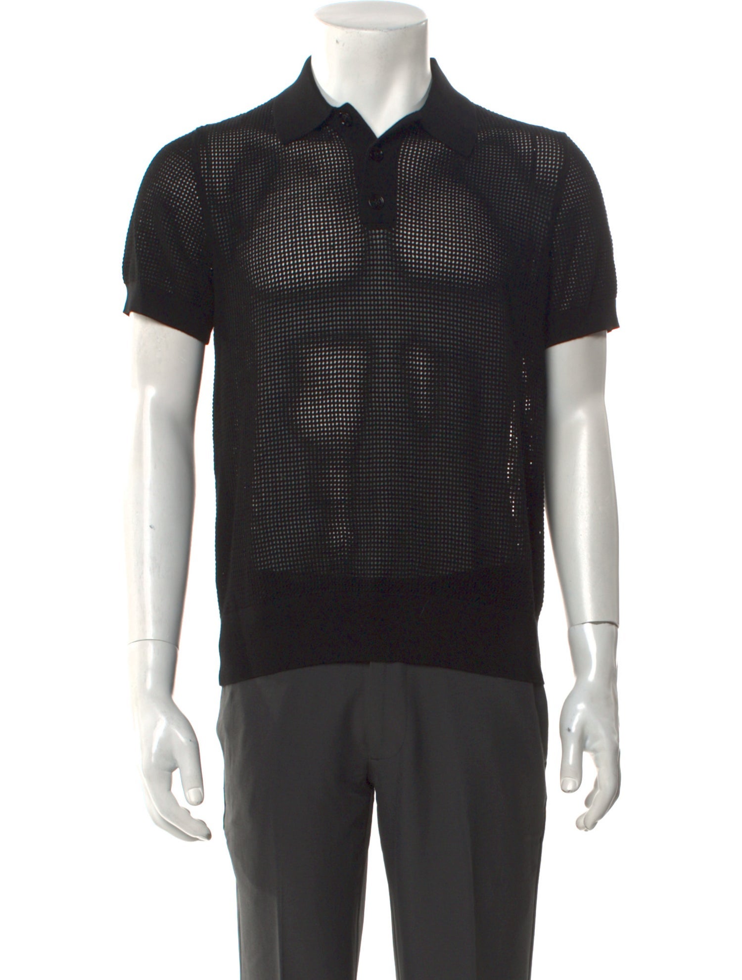 Dries Van Noten Collar Short Sleeve Polo Shirt