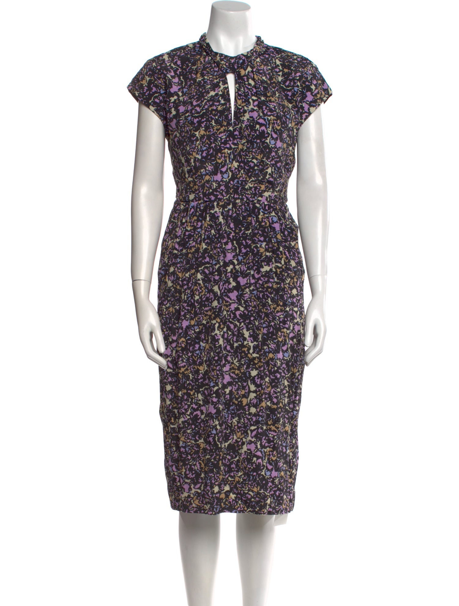 Dries Van Noten Silk Midi Length Dress