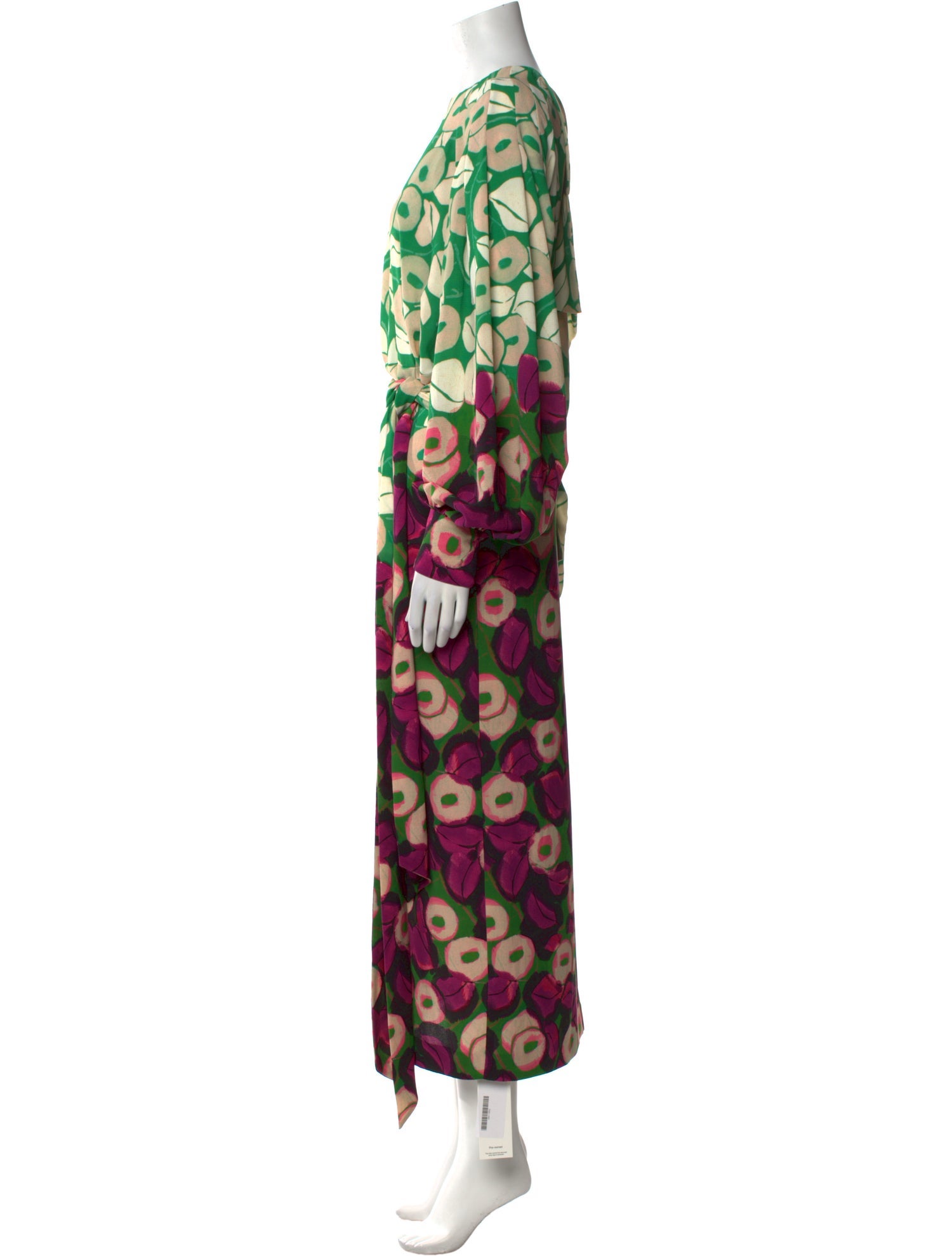 Dries Van Noten Printed Long Dress