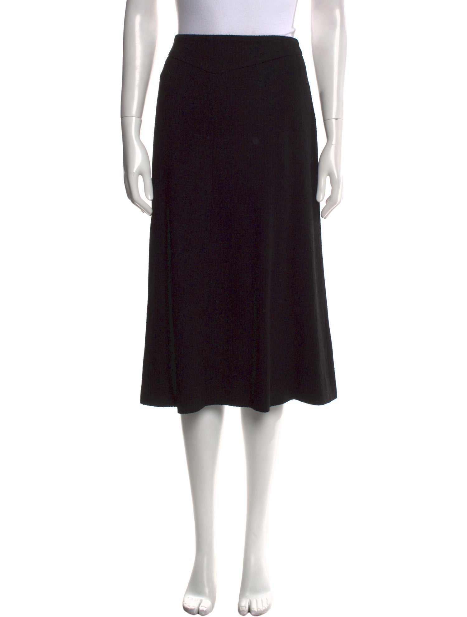 Dries Van Noten Wool Midi Length Skirt