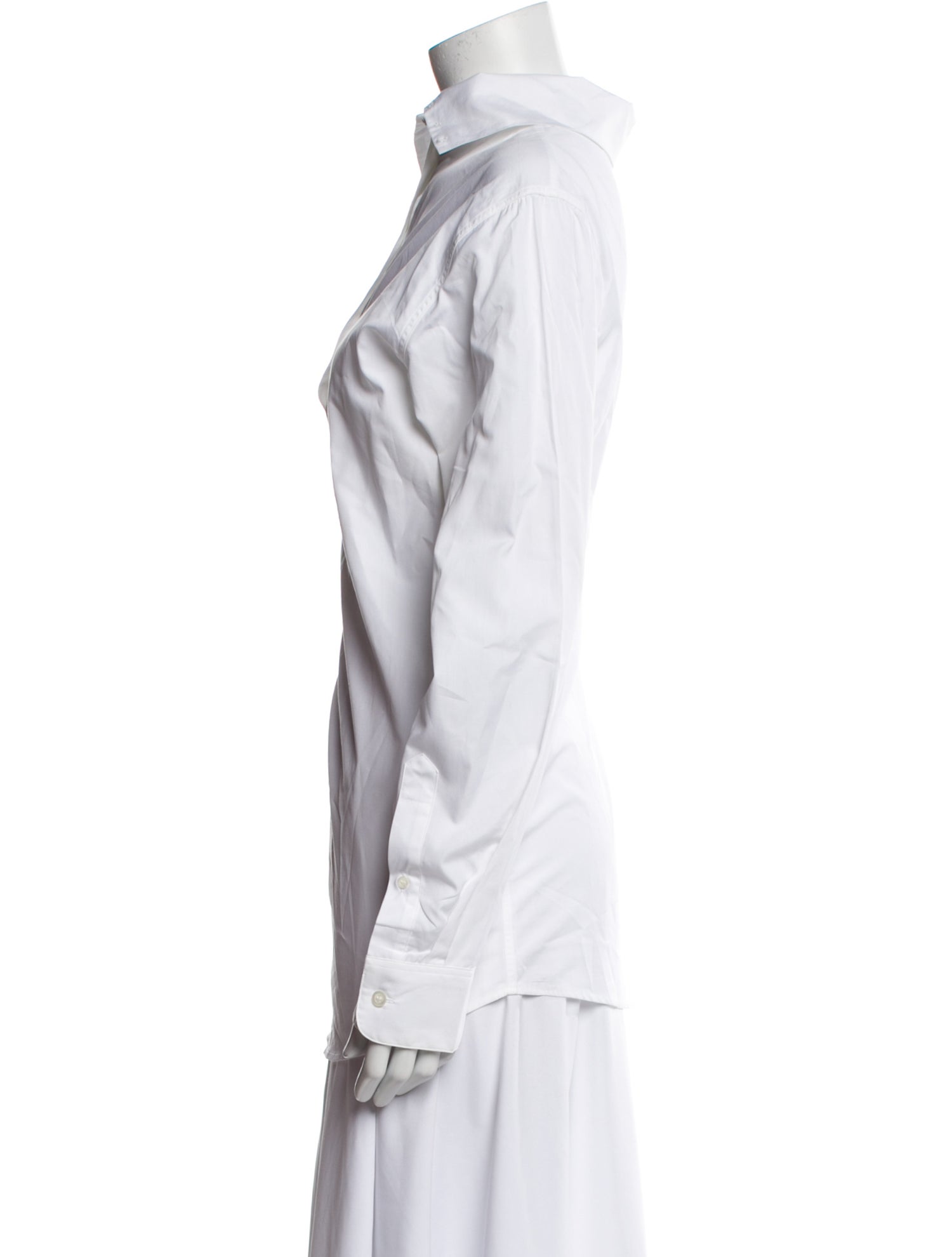 Dries Van Noten Long Sleeve Button-Up Top