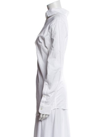 Dries Van Noten Long Sleeve Button-Up Top