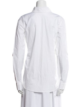 Dries Van Noten Long Sleeve Button-Up Top