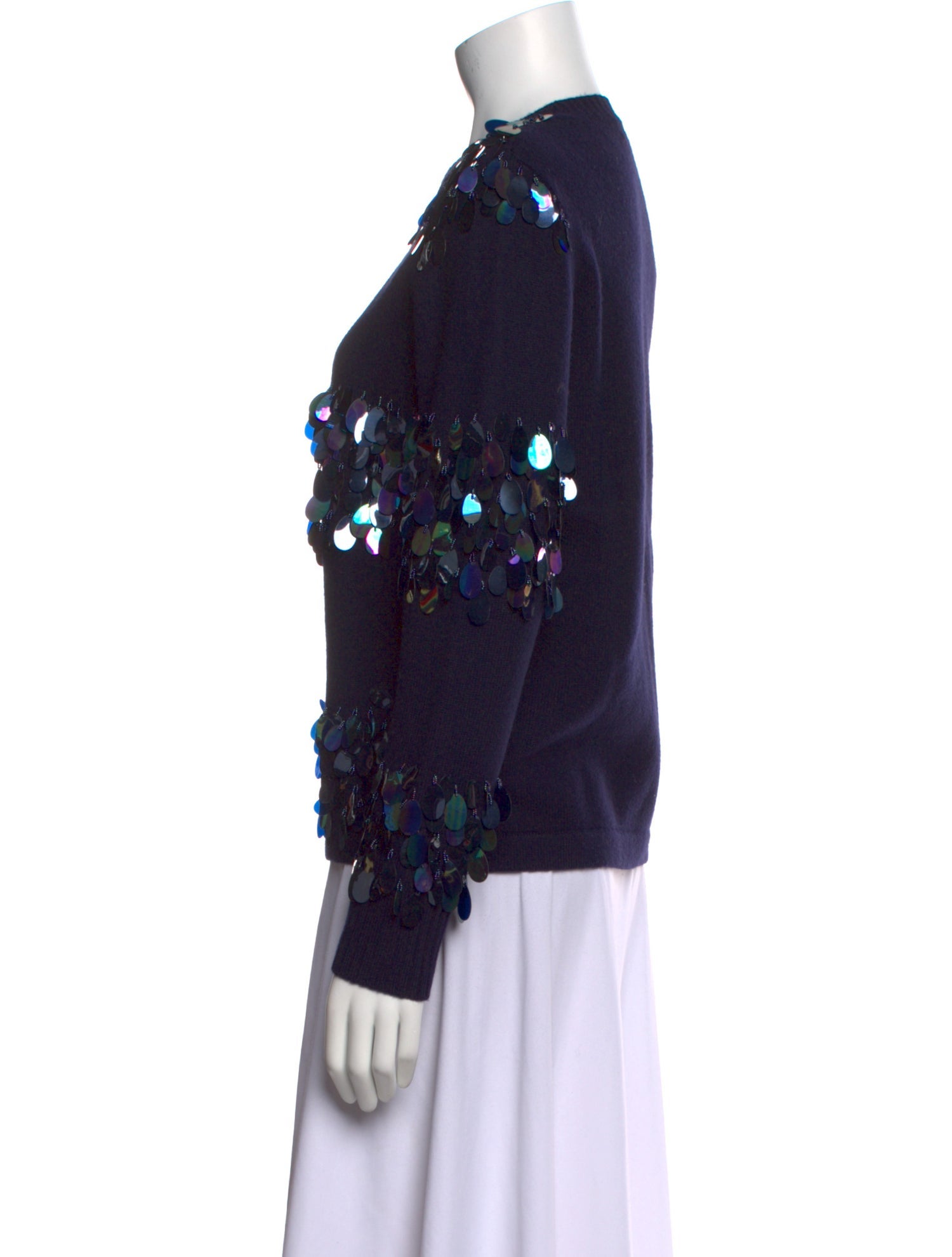 Dries Van Noten Merino Wool Printed Sweater