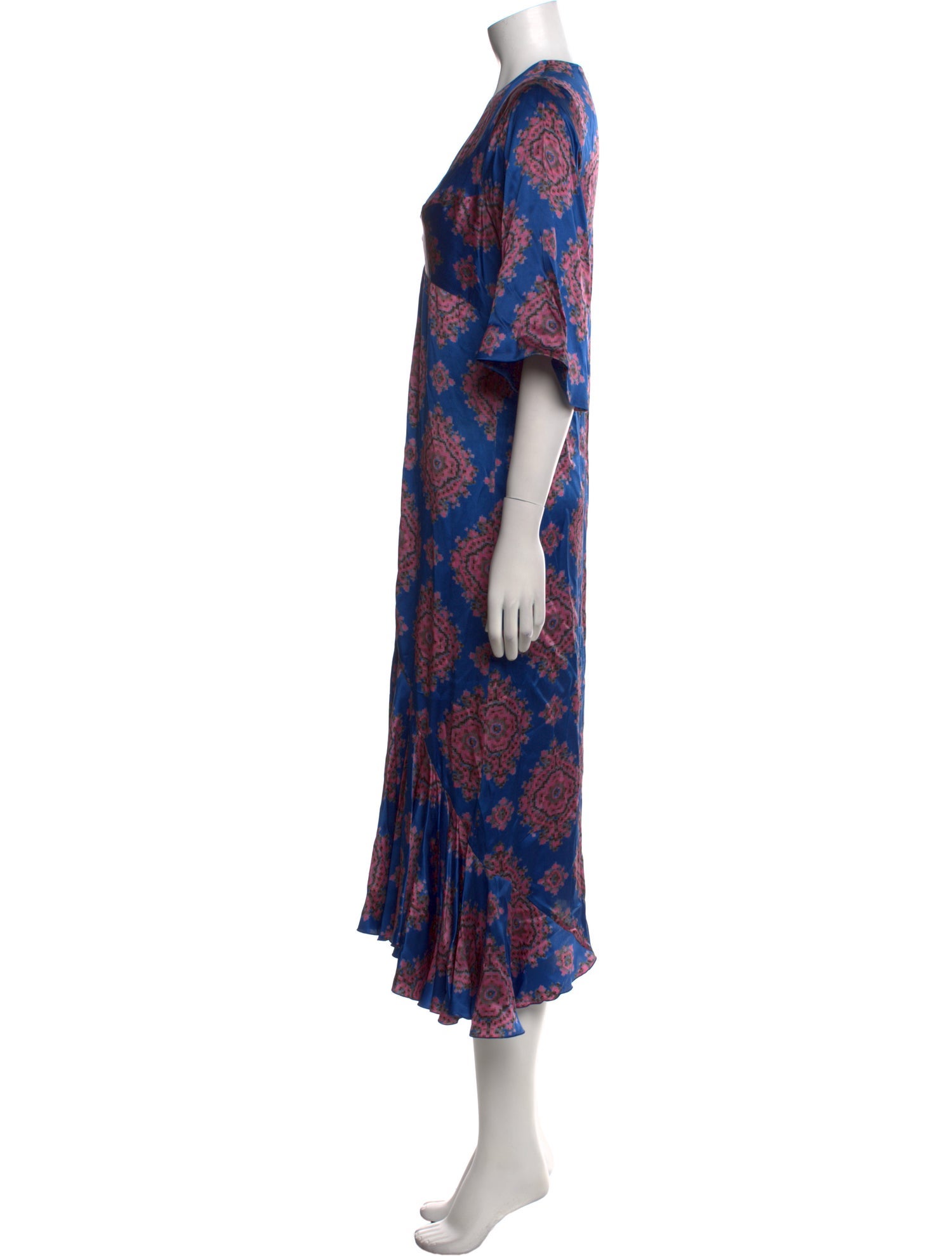 Dries Van Noten Silk Long Dress