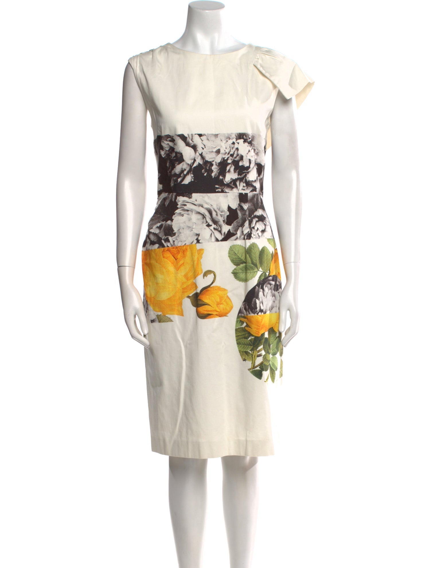 Dries Van Noten Floral Print Midi Length Dress
