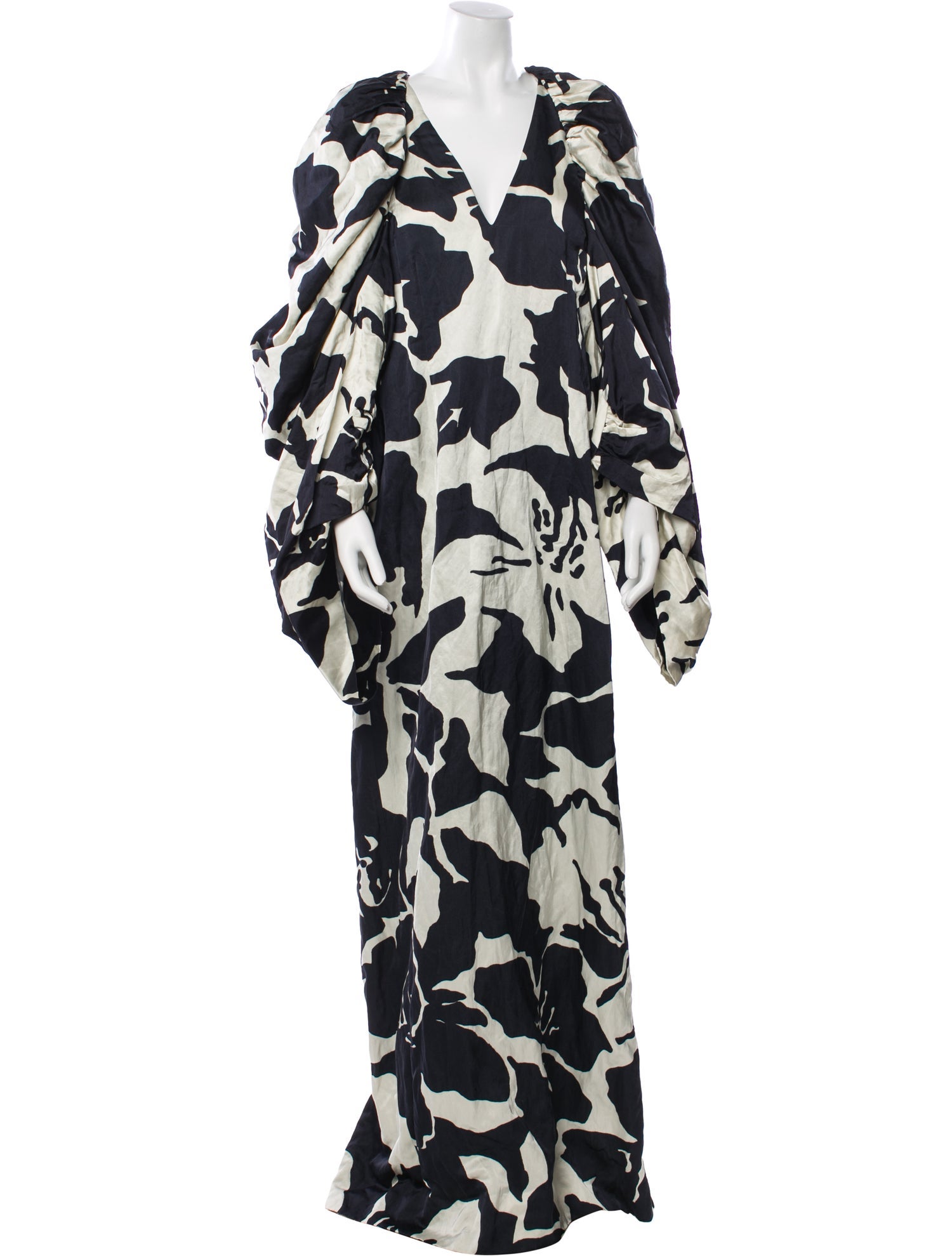 Dries Van Noten Floral Print Long Dress
