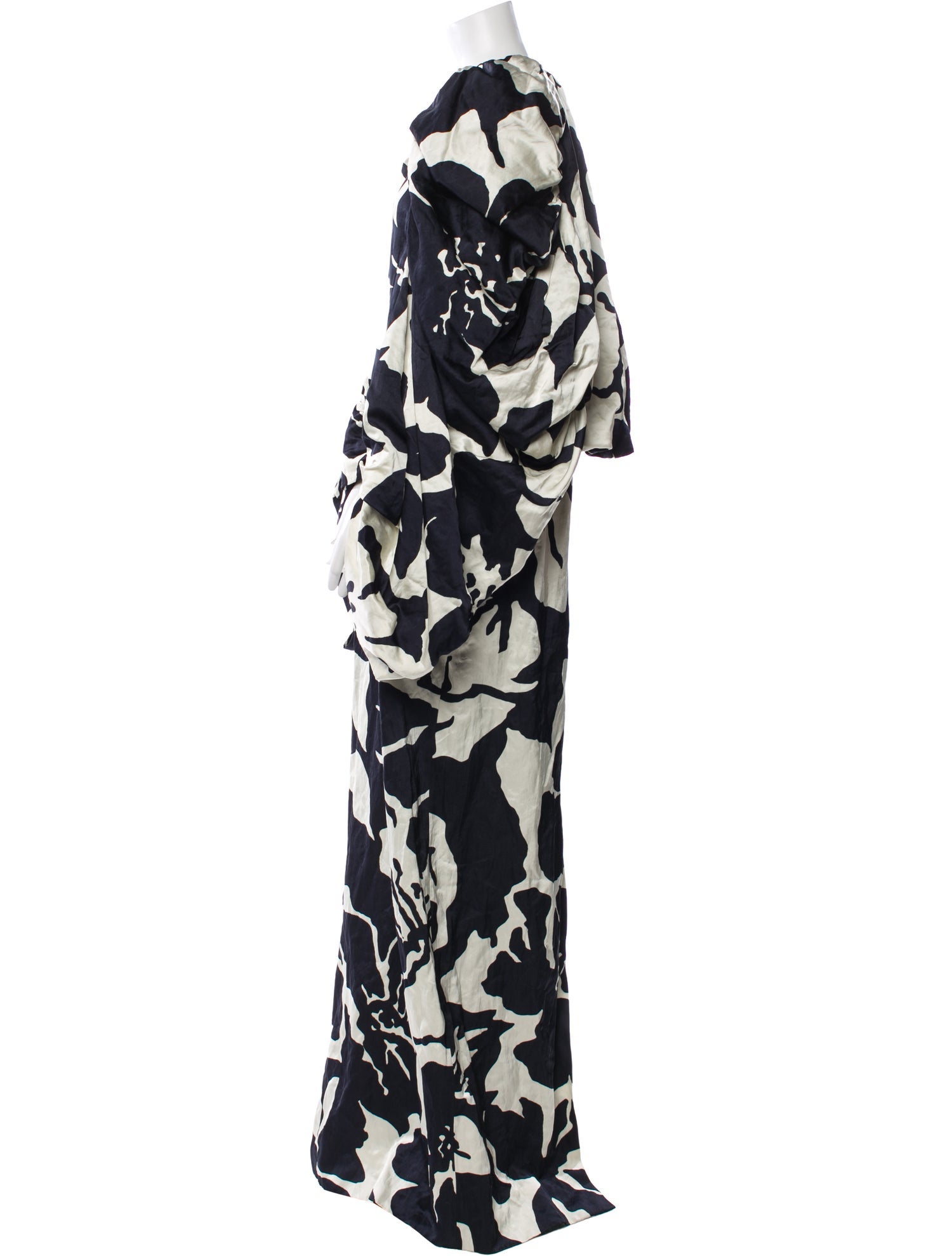 Dries Van Noten Floral Print Long Dress