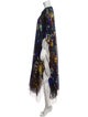 Dries Van Noten Printed Raw-Edge Trim Cover-Up
