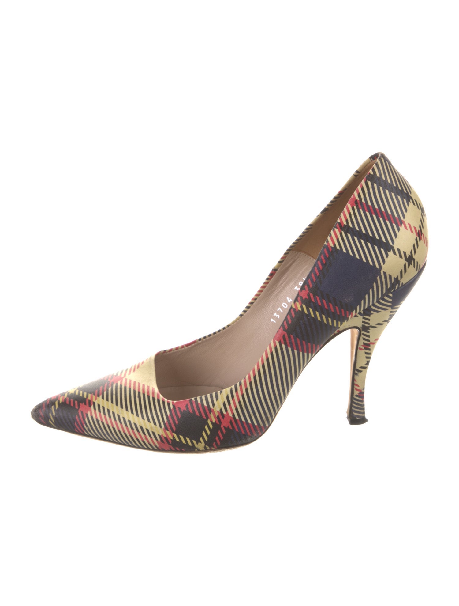 Dries Van Noten Leather Printed Pumps