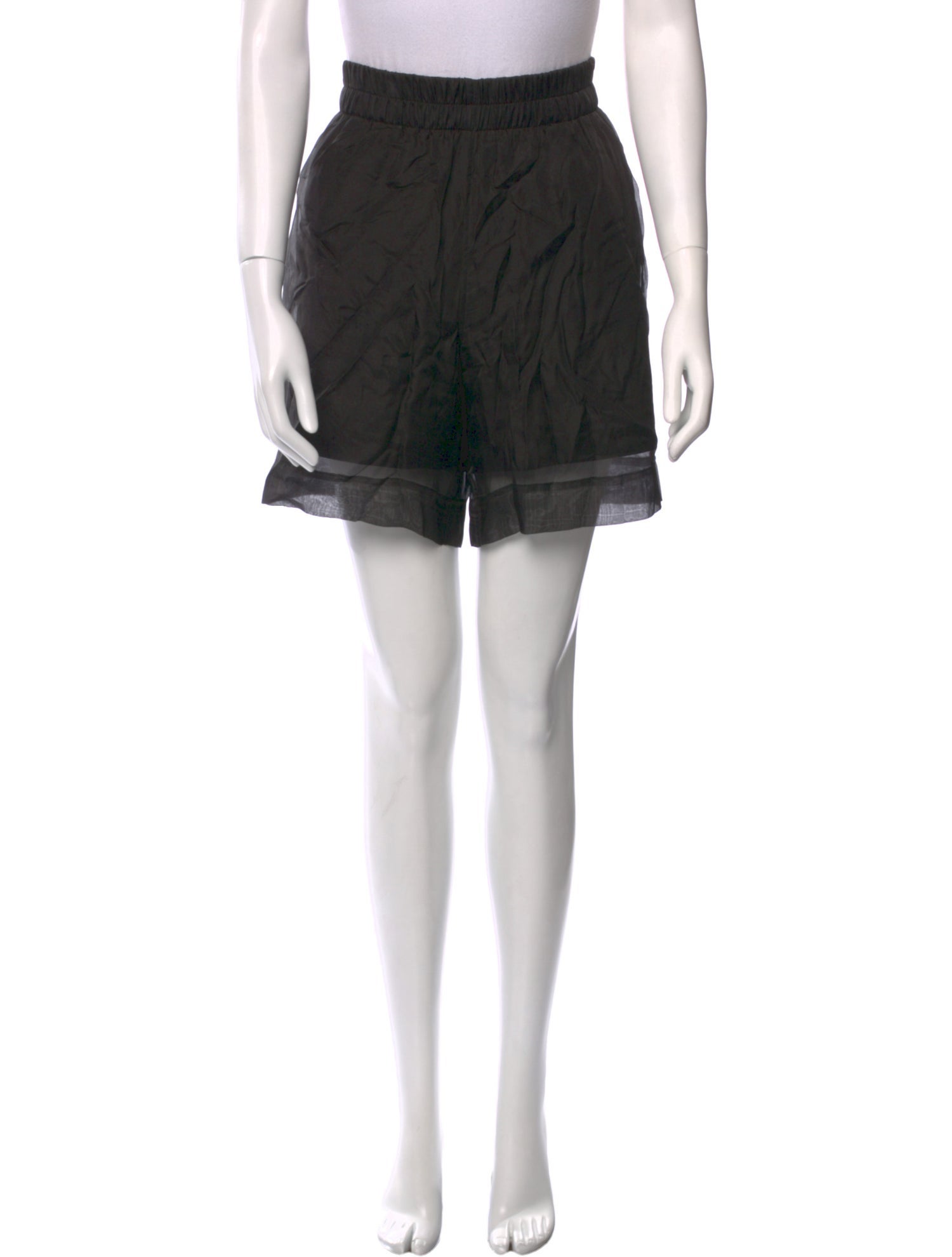 Dries Van Noten Silk Mini Shorts