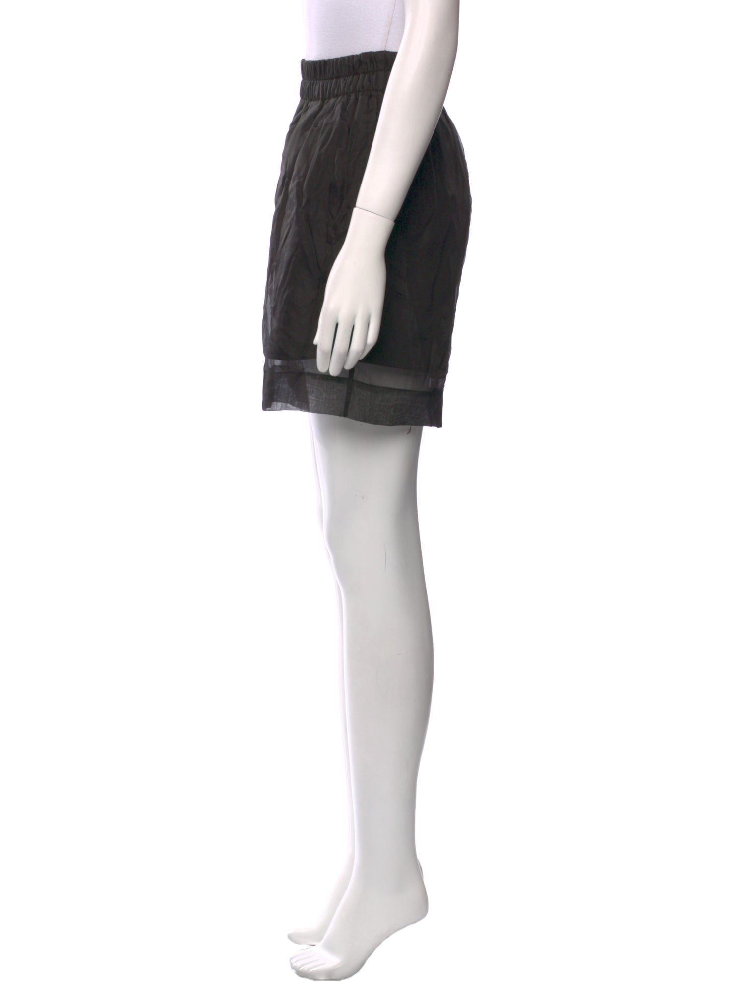 Dries Van Noten Silk Mini Shorts