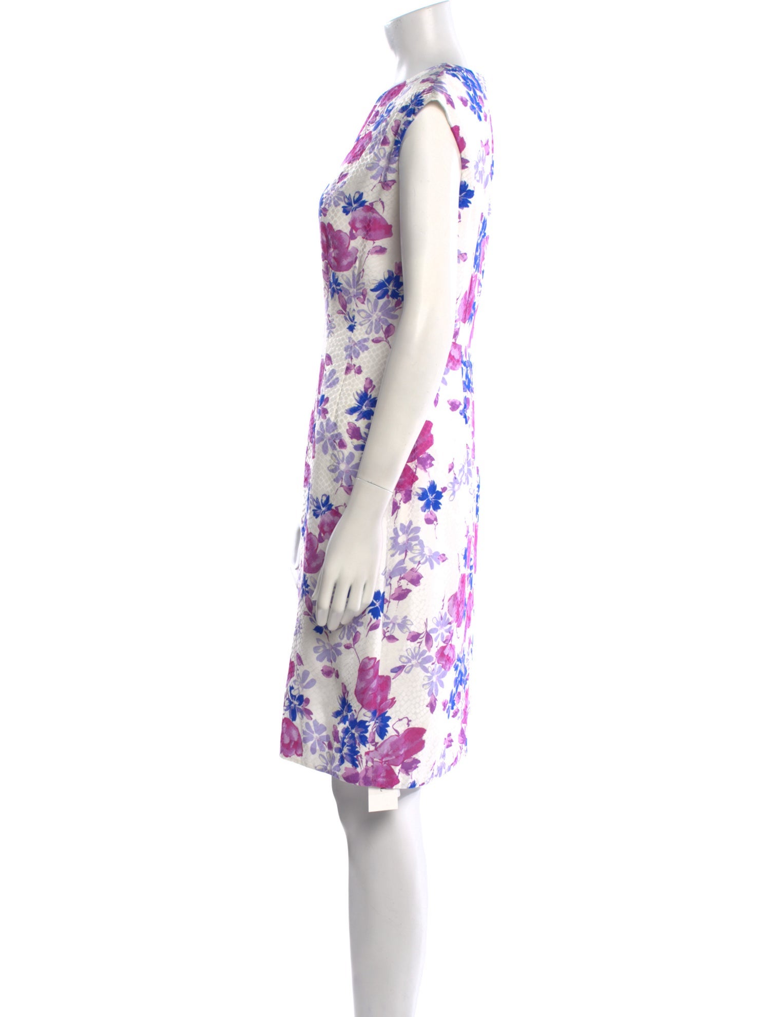 Dries Van Noten Floral Print Knee-Length Dress