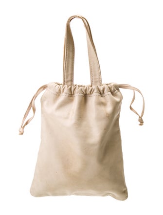 Dries Van Noten Leather Top Handle Bag