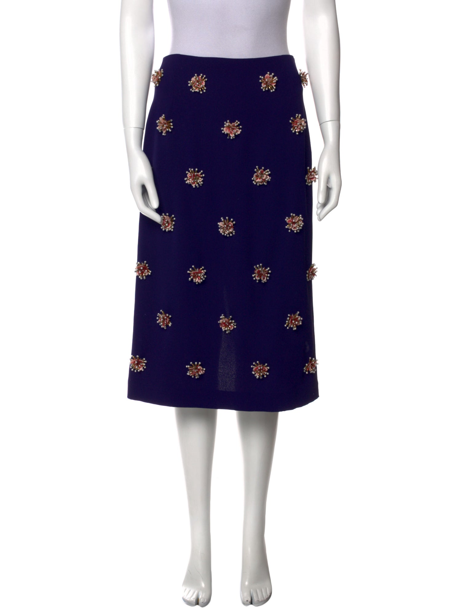 Dries Van Noten Patterned Knee-Length Skirt
