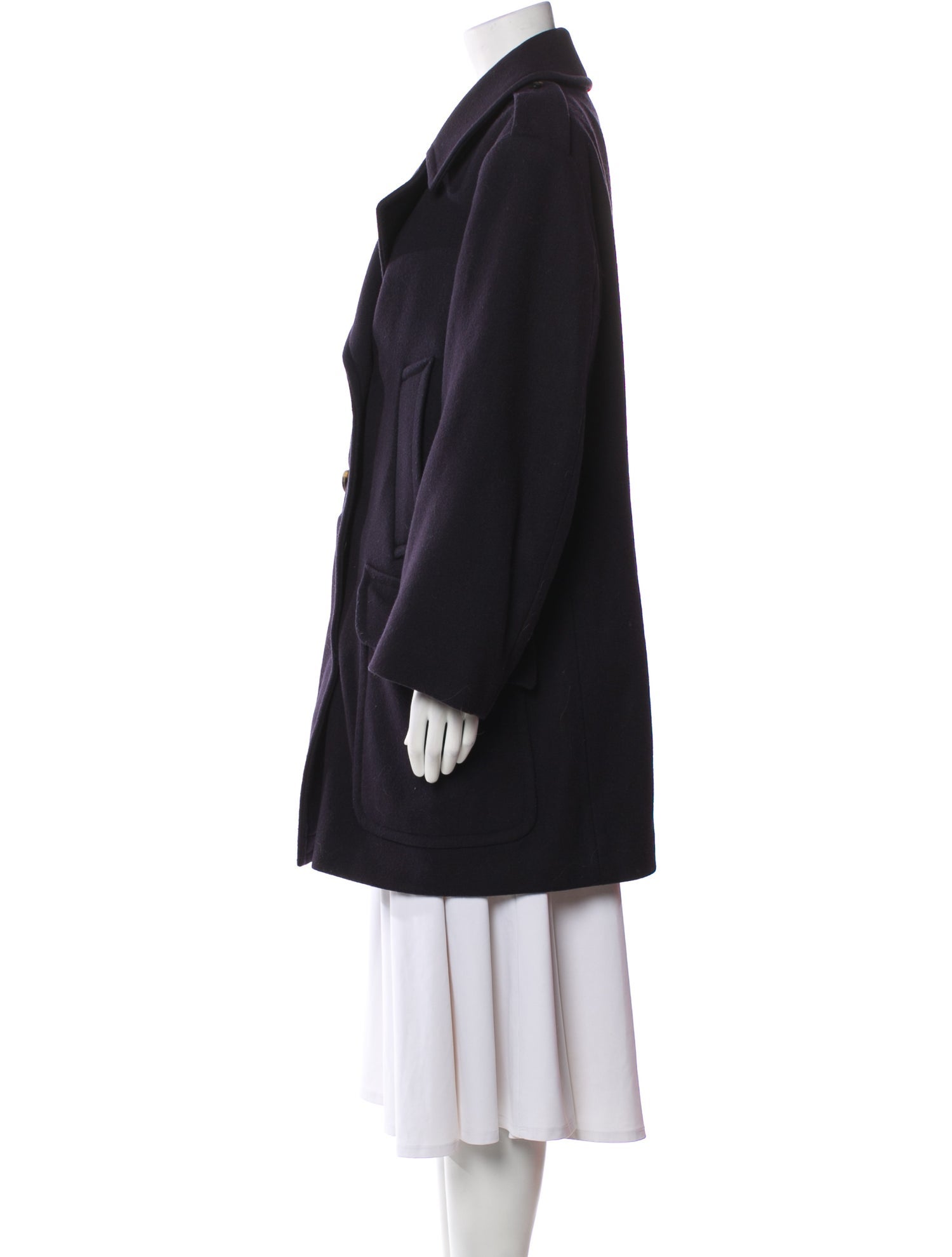 Dries Van Noten Wool Peacoat