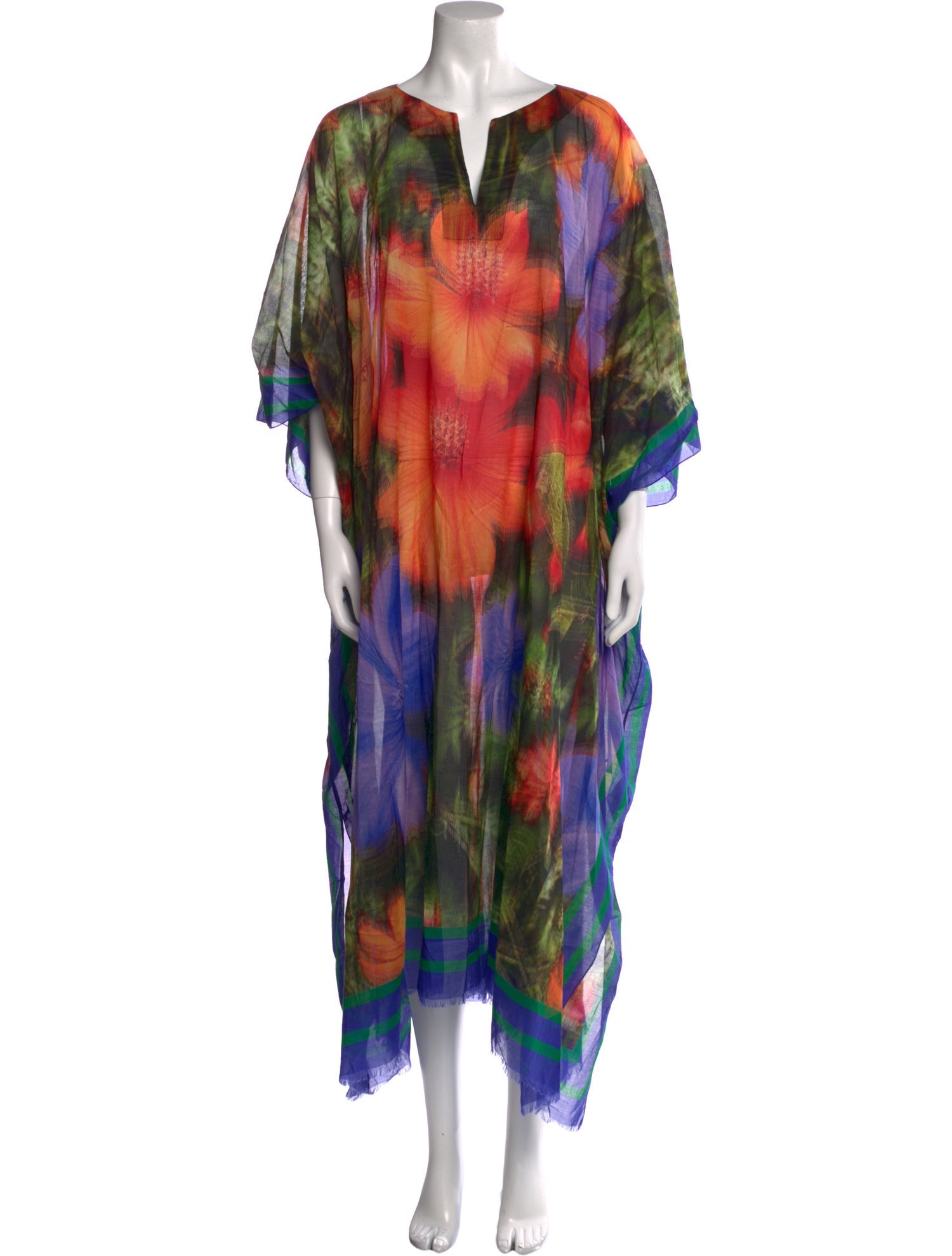 Dries Van Noten Printed Long Dress