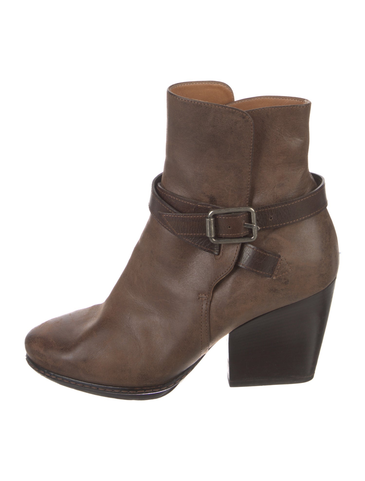 Dries Van Noten Leather Boots