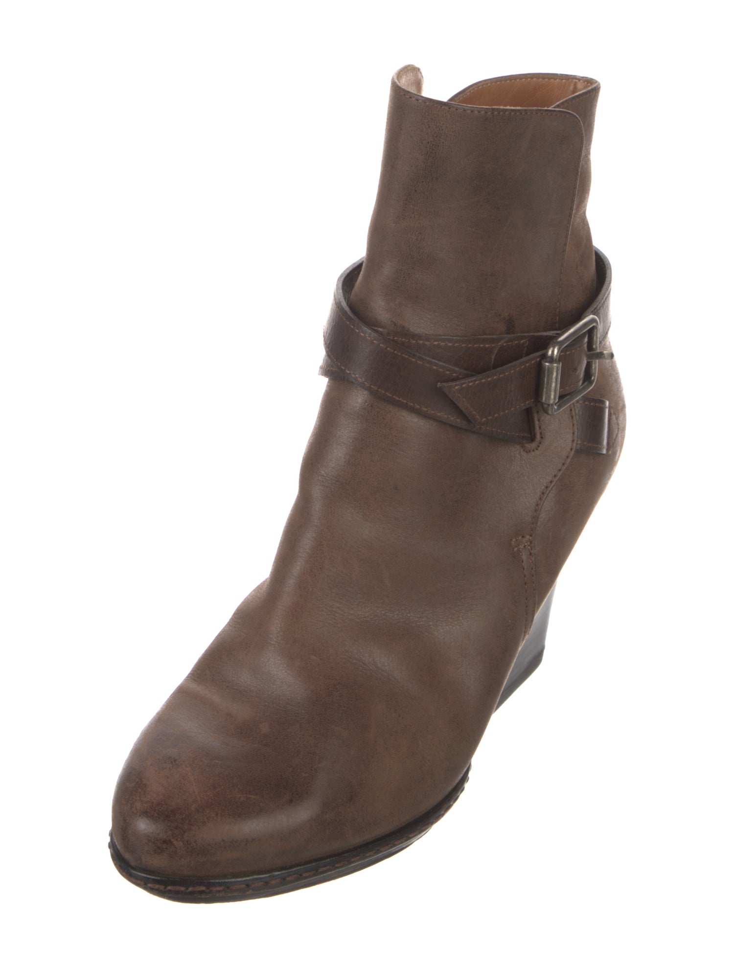 Dries Van Noten Leather Boots