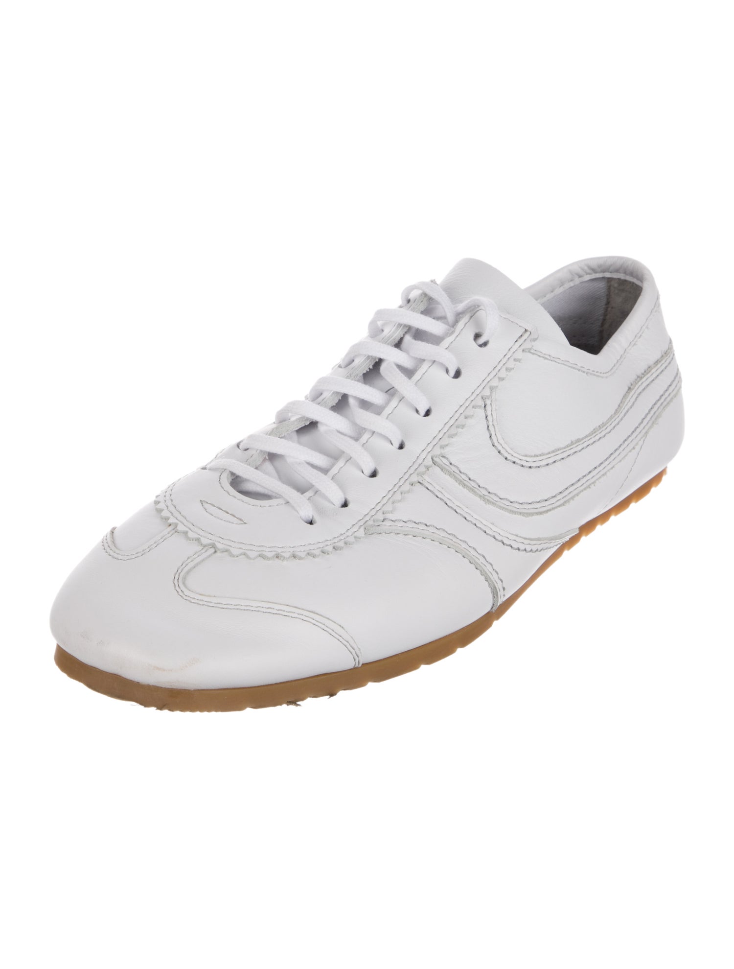 Dries Van Noten Leather Sneakers