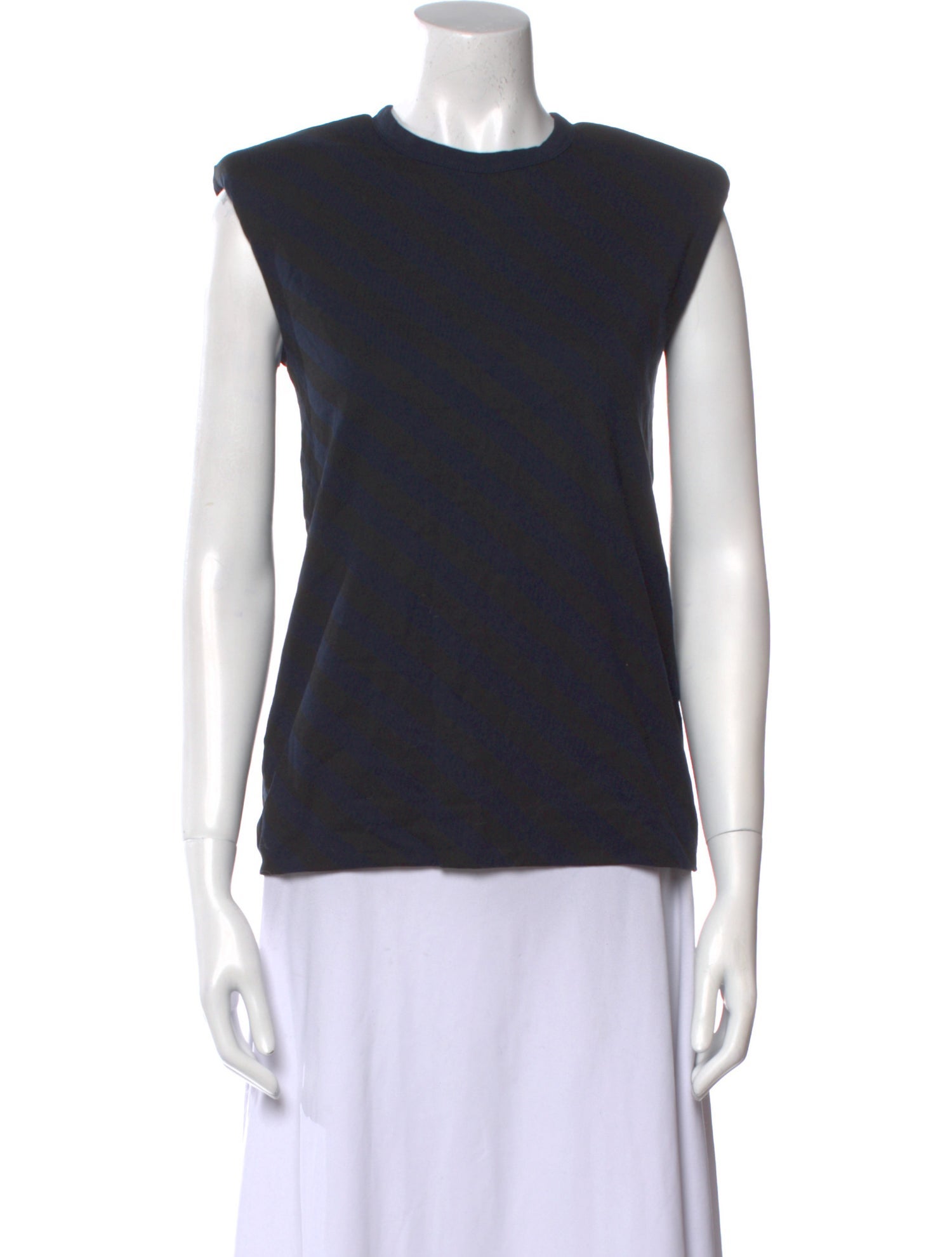 Dries Van Noten Crew Neck Sleeveless Top