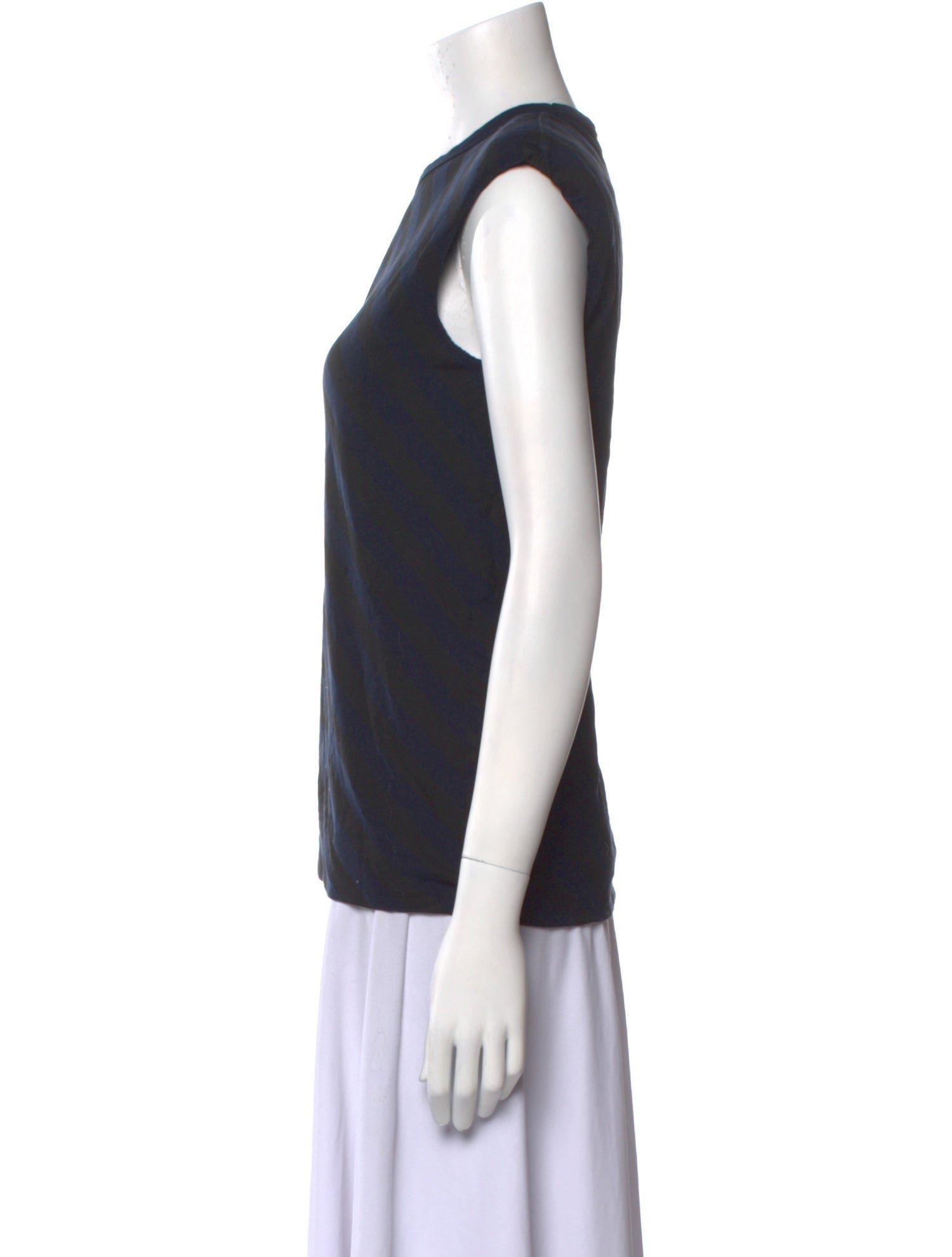 Dries Van Noten Crew Neck Sleeveless Top
