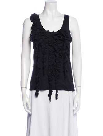Dries Van Noten Scoop Neck Sleeveless Top