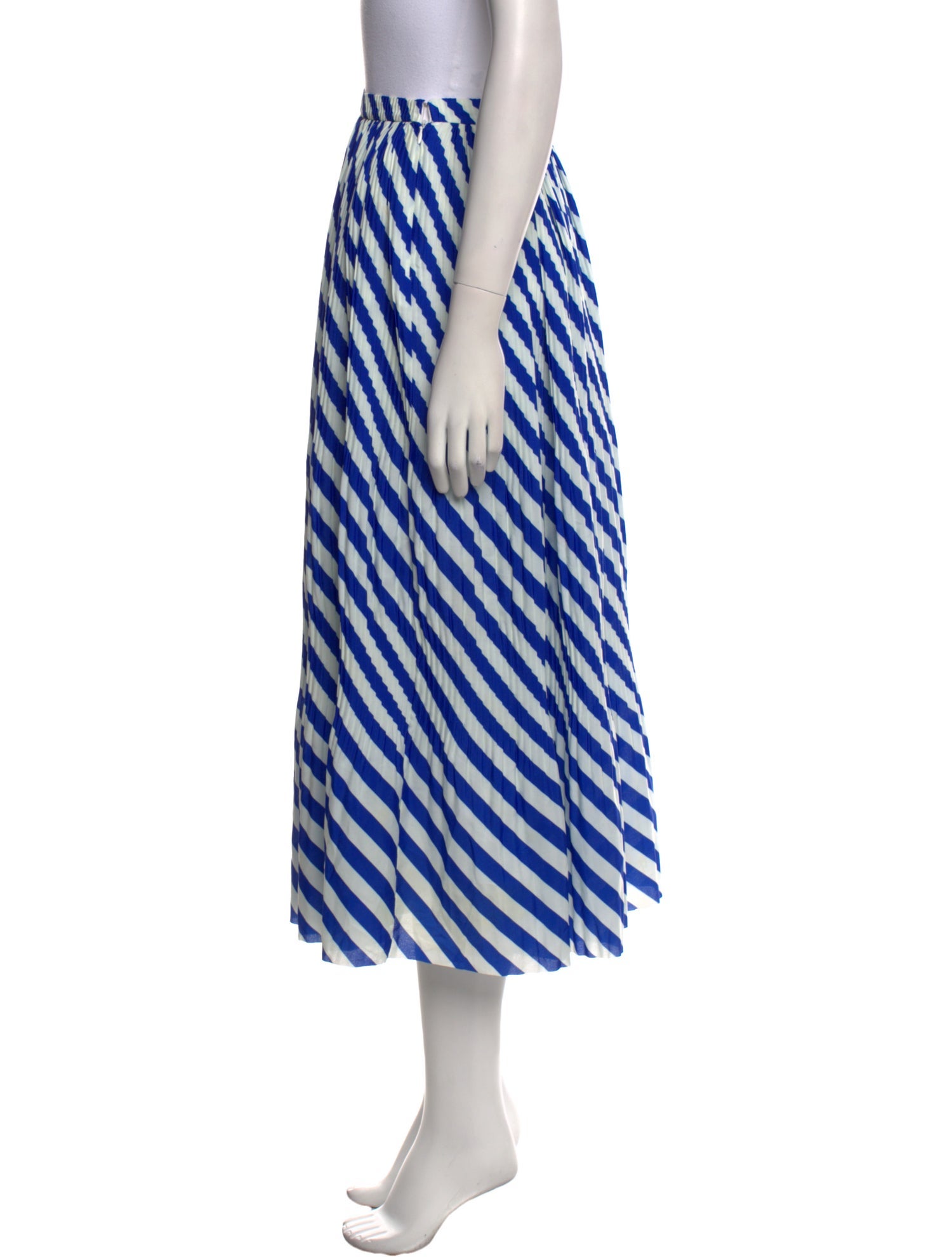 Dries Van Noten Striped Midi Length Skirt