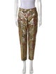 Dries Van Noten Printed Straight Leg Pants