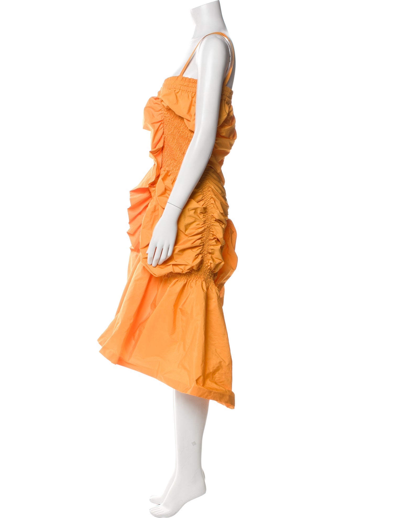 Dries Van Noten Square Neckline Midi Length Dress