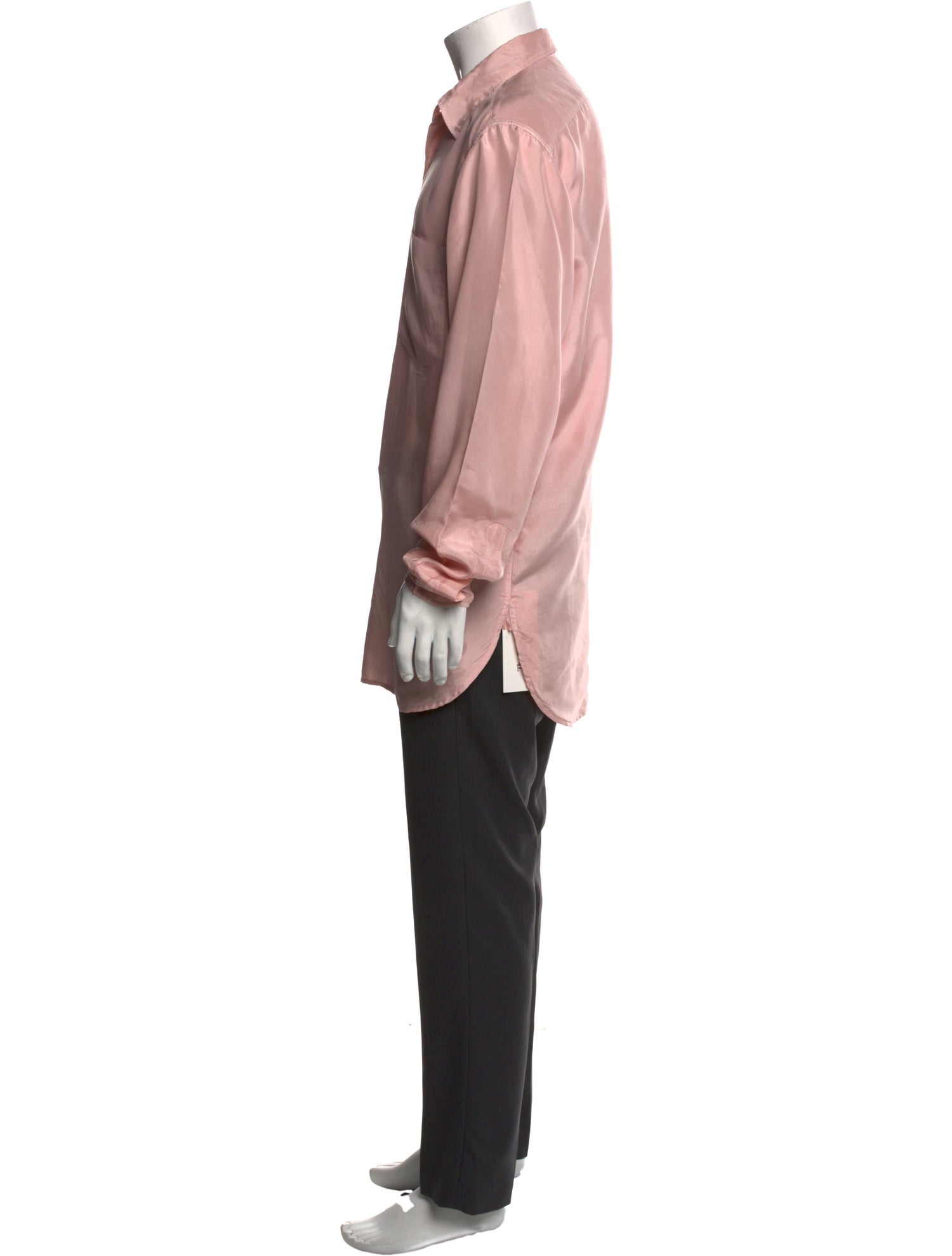 Dries Van Noten Silk Long Sleeve Shirt