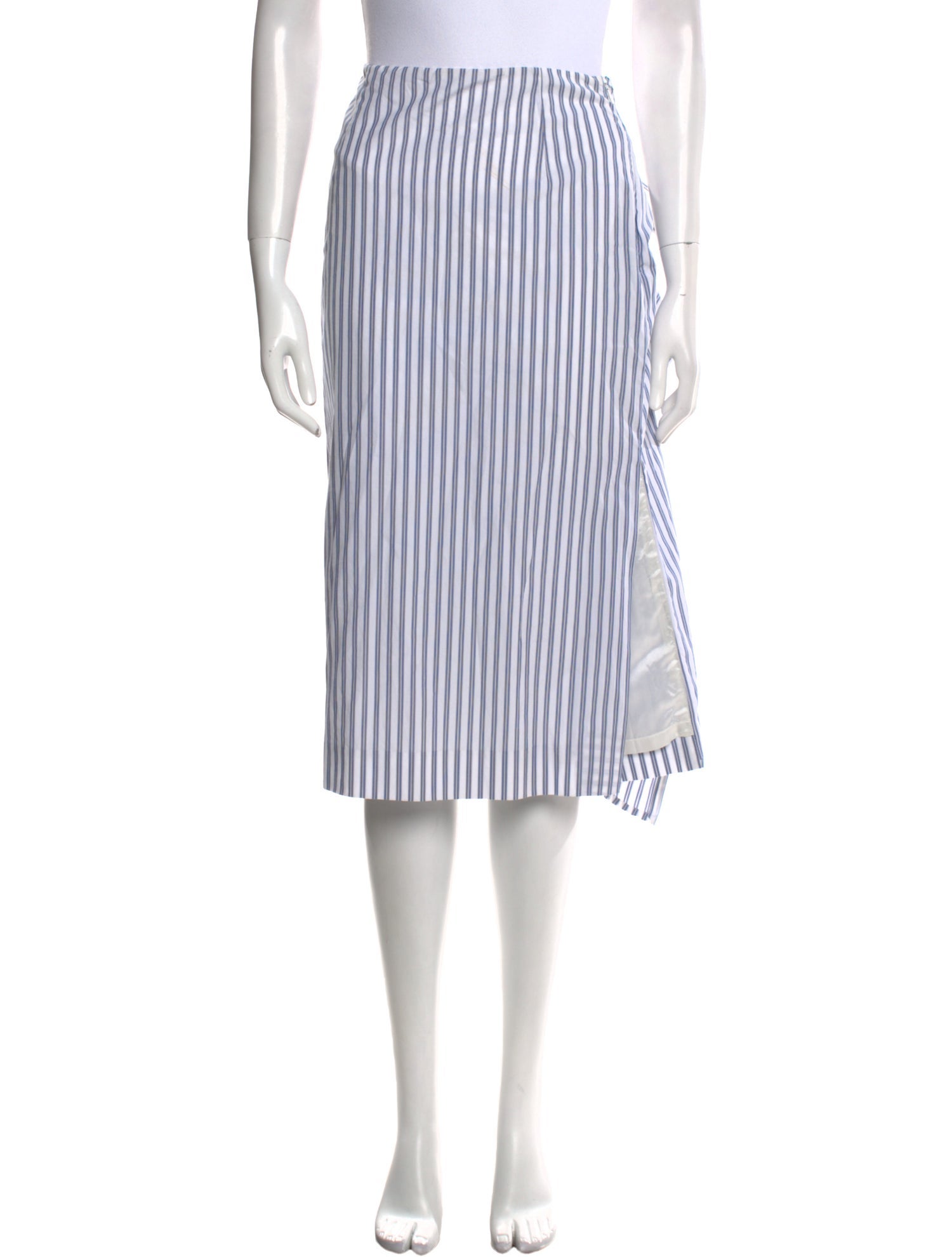 Dries Van Noten Striped Knee-Length Skirt w/ Tags