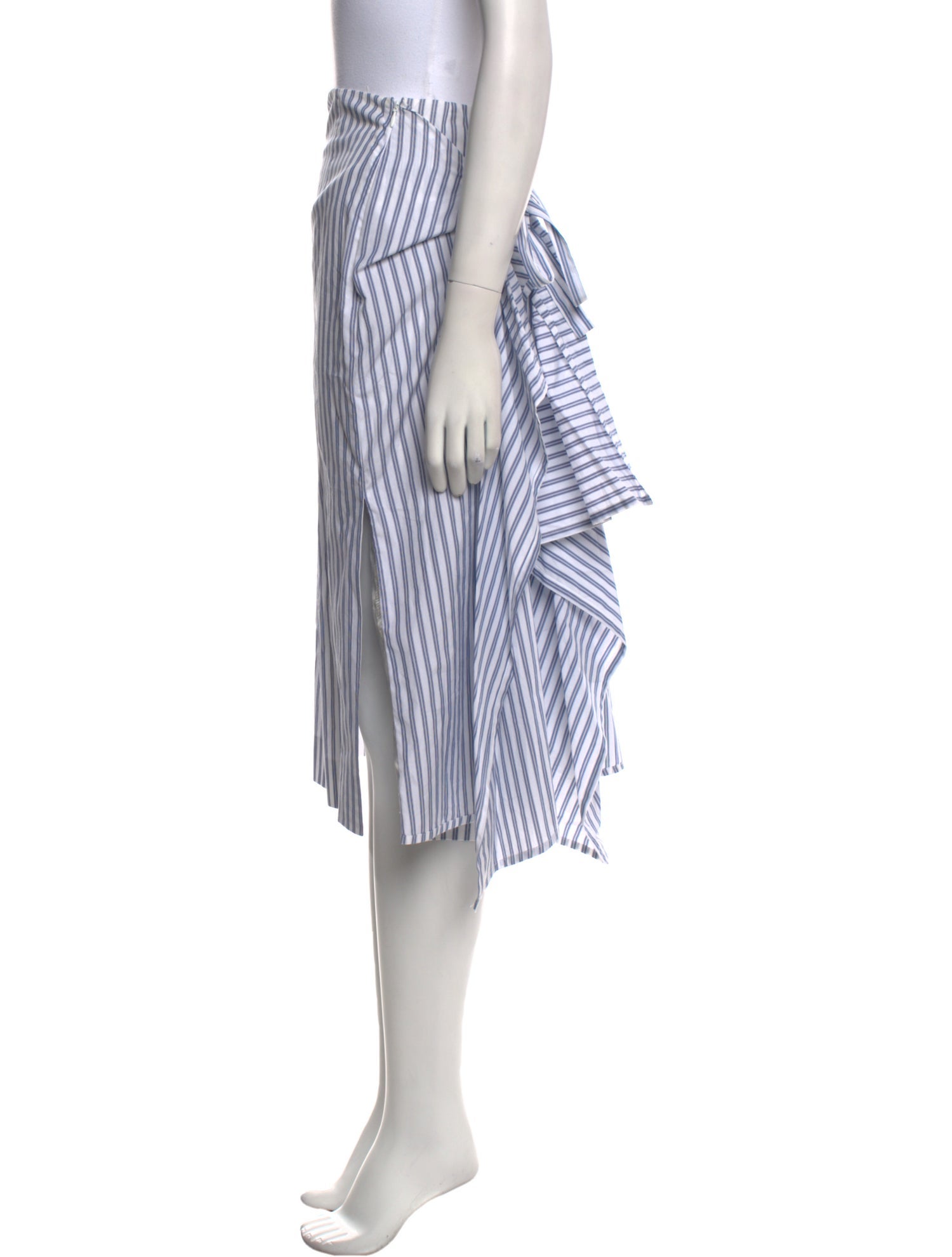 Dries Van Noten Striped Knee-Length Skirt w/ Tags