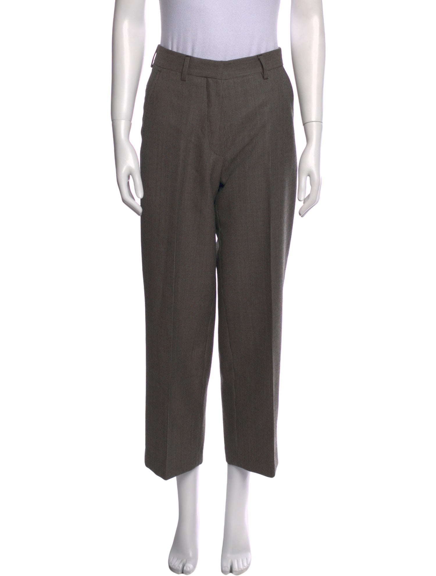 Dries Van Noten Wool Wide Leg Pants