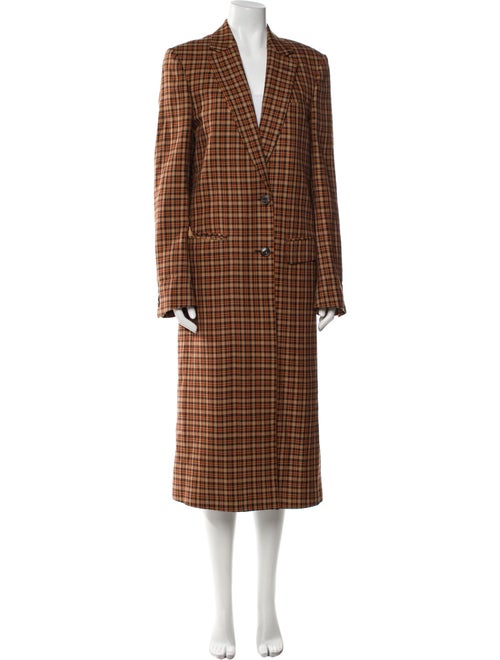 Dries Van Noten Plaid Print Coat