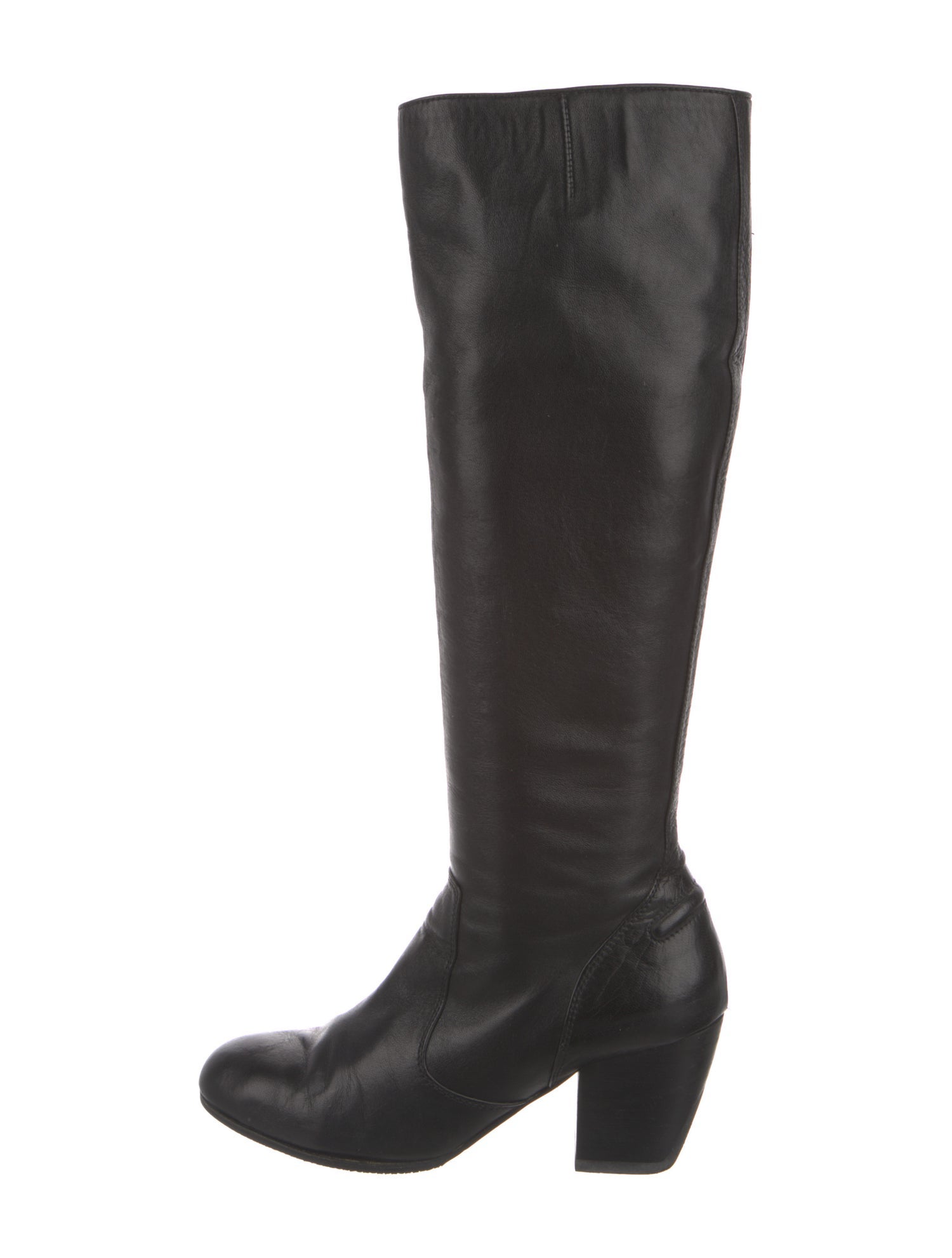 Dries Van Noten Leather Riding Boots