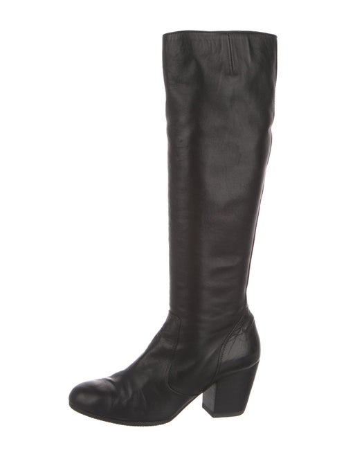 Dries Van Noten Leather Riding Boots