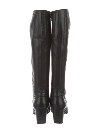 Dries Van Noten Leather Riding Boots