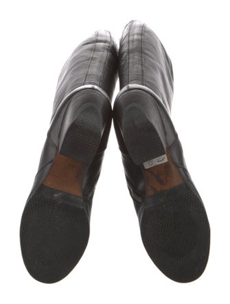 Dries Van Noten Leather Riding Boots