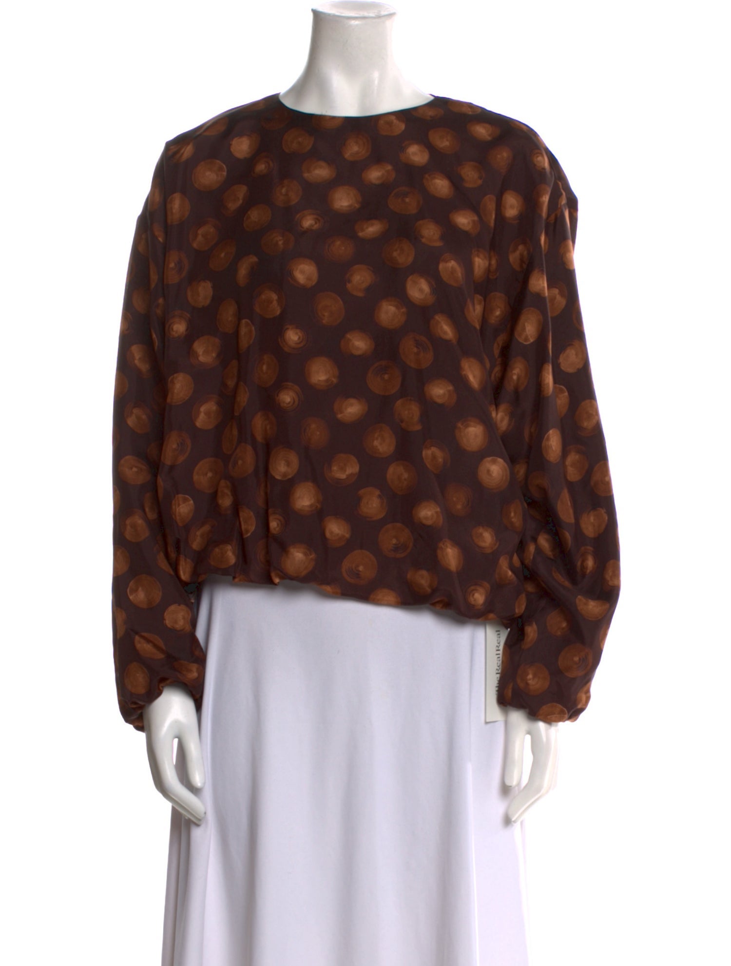 Dries Van Noten Silk Printed Blouse